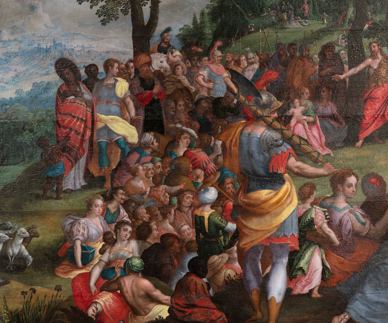 Głoszenie Jana na pustyni autorstwa Flemish School