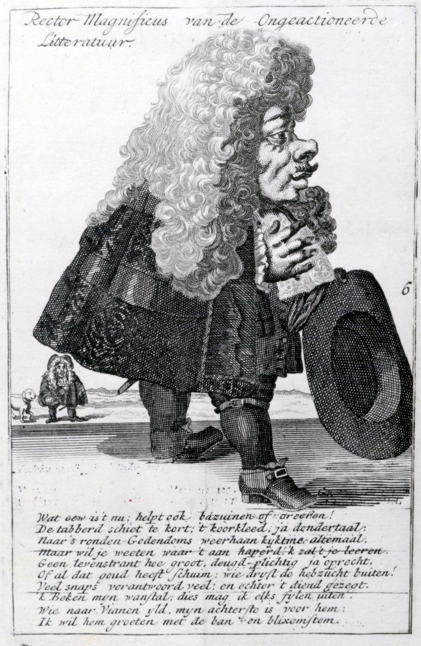 Rektor Magnificus, 1668 r autorstwa Flemish School