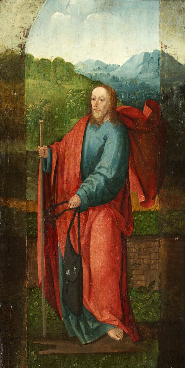 Święty Andrzej i Donor, Święty Jakub [2 panele] autorstwa Flemish School