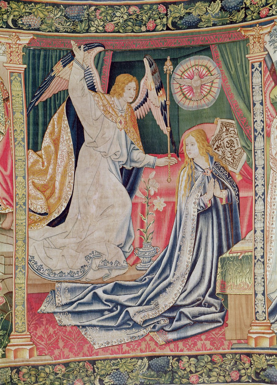 Zwiastowanie, warsztat brukselski, ok. 1510 autorstwa Flemish School