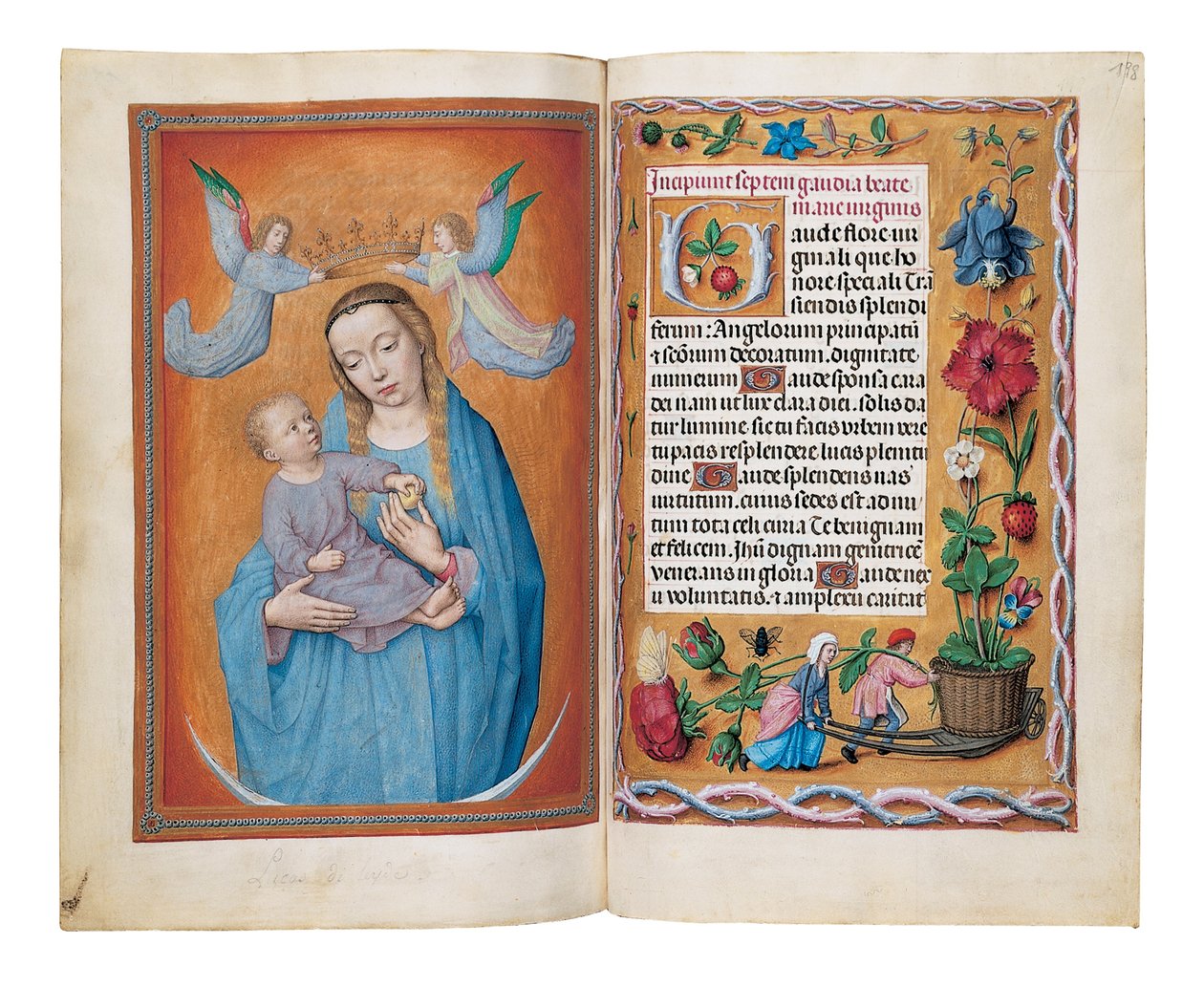 Godzinki Rotszylda, Gandawa lub Brugia, ok. 1505 autorstwa Flemish School