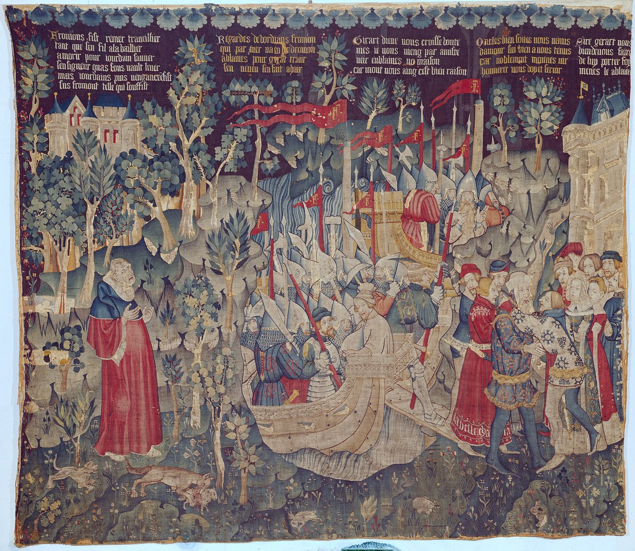 Historia Jourdaina de Blaye, warsztat Arras autorstwa Flemish School