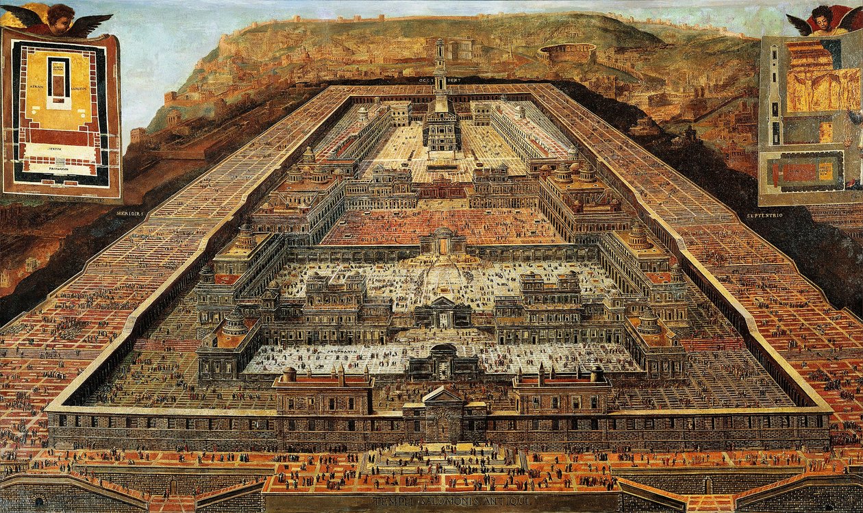 Świątynia Salomona autorstwa Flemish School