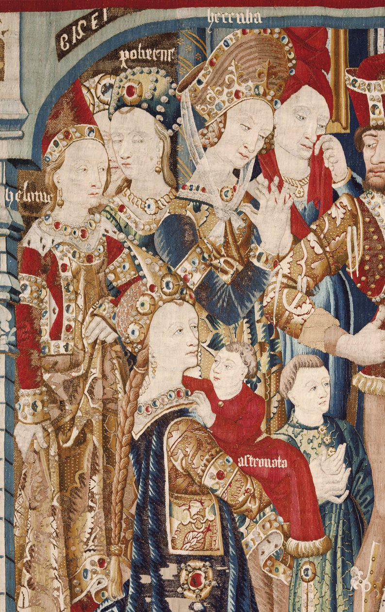 Wojna trojańska: namiot Achillesa. ok. 1470 (gobelin) autorstwa Flemish School