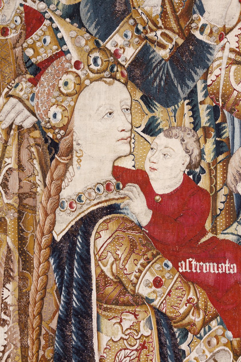Wojna trojańska: namiot Achillesa. ok. 1470 (gobelin) autorstwa Flemish School