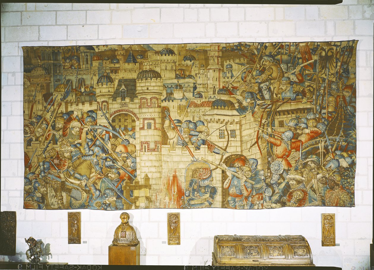 Zemsta Notre-Seigneur, oblężenie Jerozolimy autorstwa Flemish School
