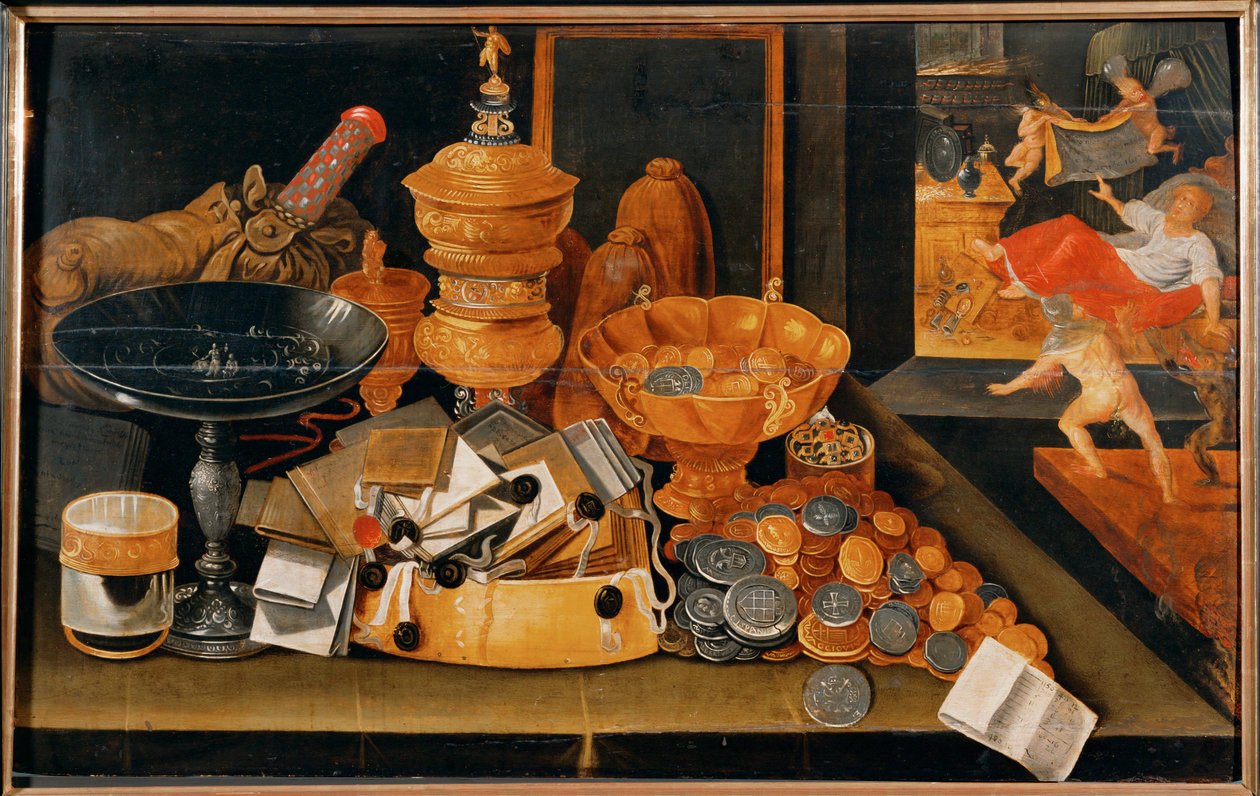Skarb skąpca autorstwa Flemish School