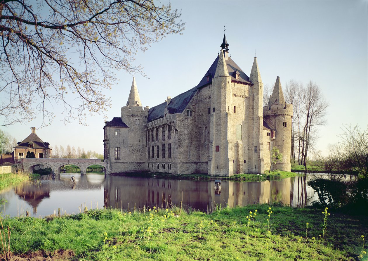 Widok na zamek autorstwa Flemish School