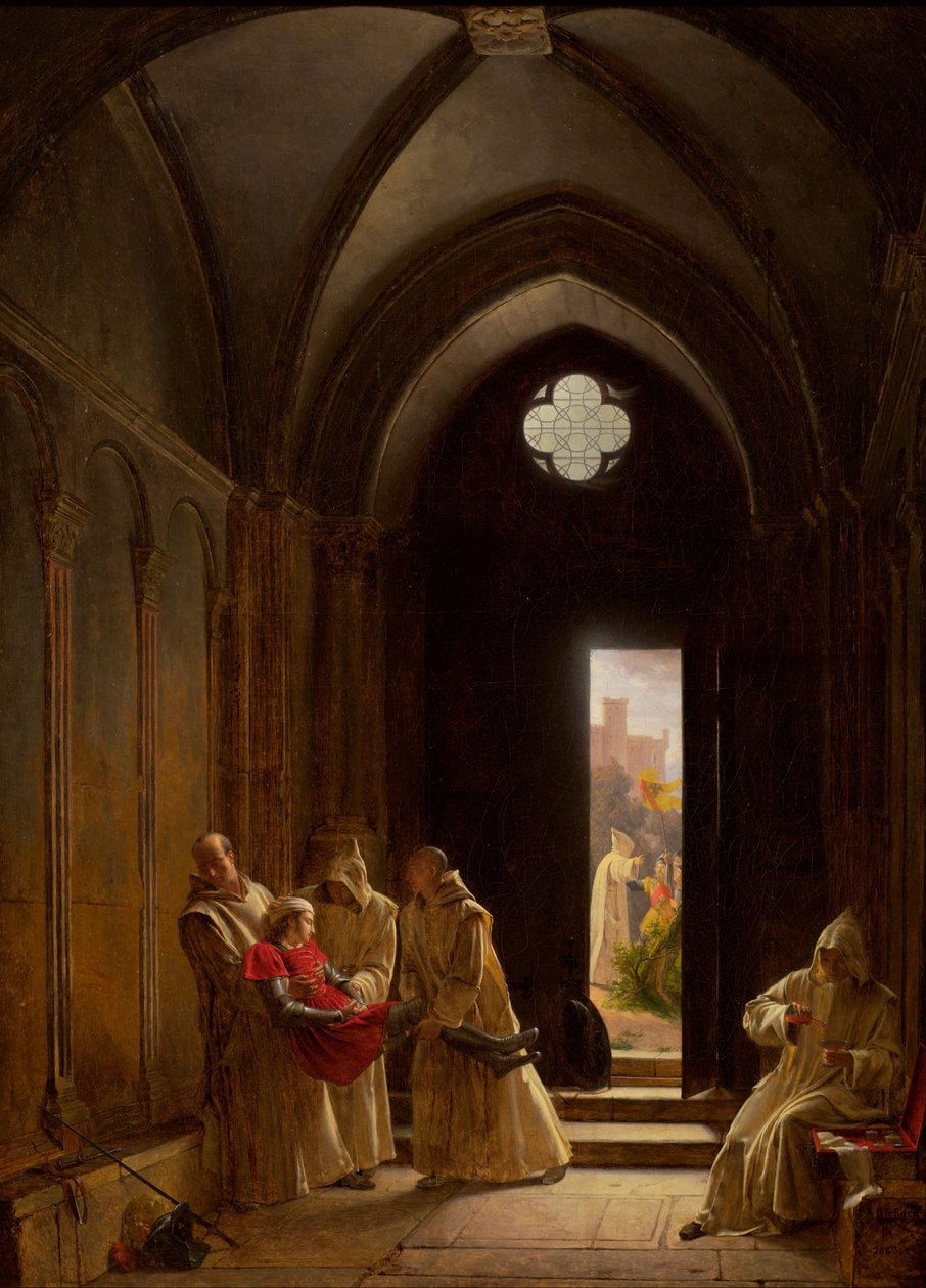 Śmierć księcia de Talmont autorstwa Fleury François Richard