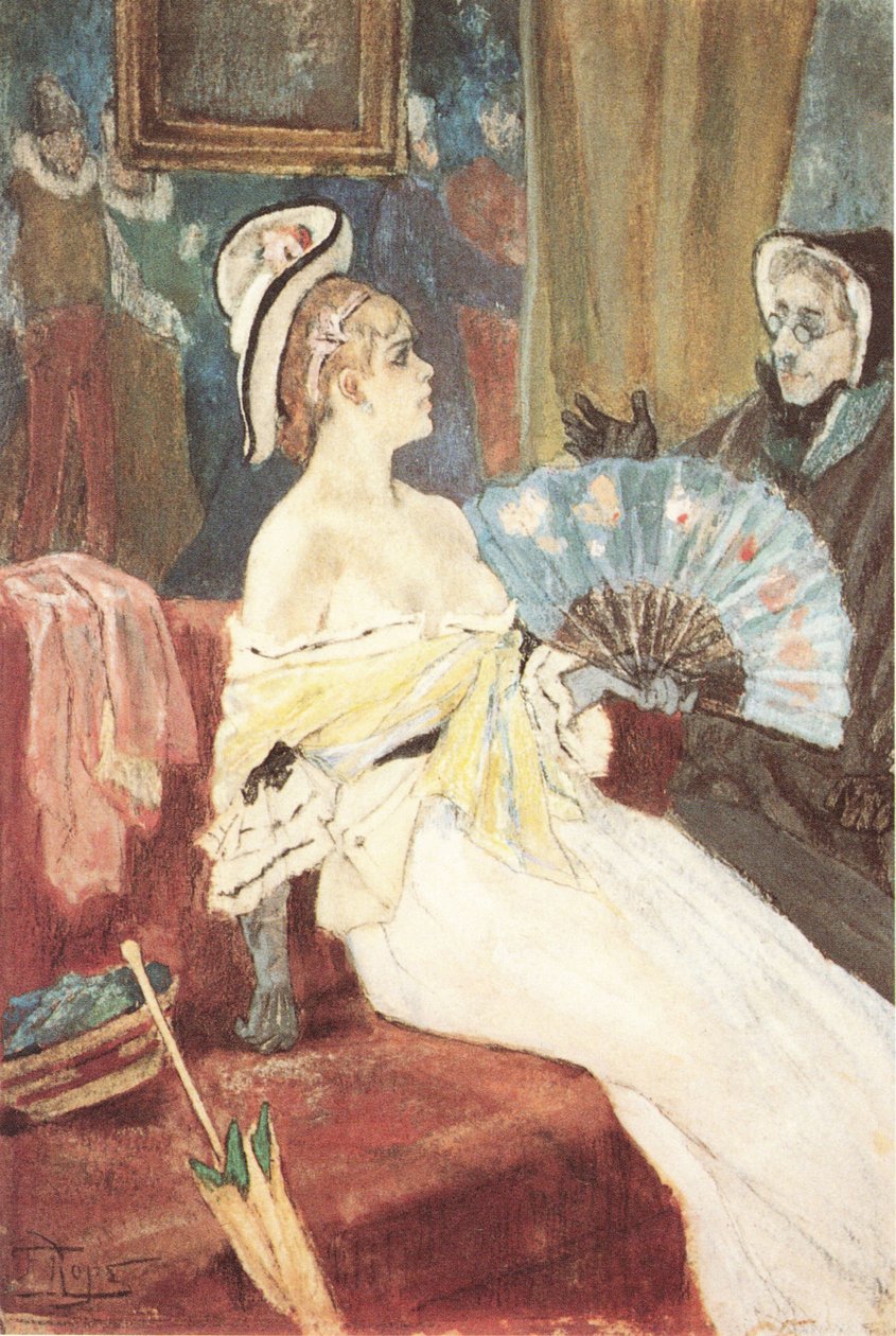 Upoważniony przedstawiciel autorstwa Félicien Rops