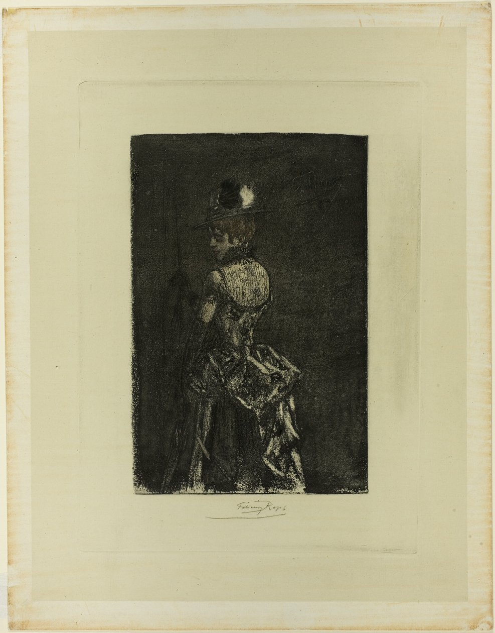 Pierwszy krok autorstwa Félicien Rops