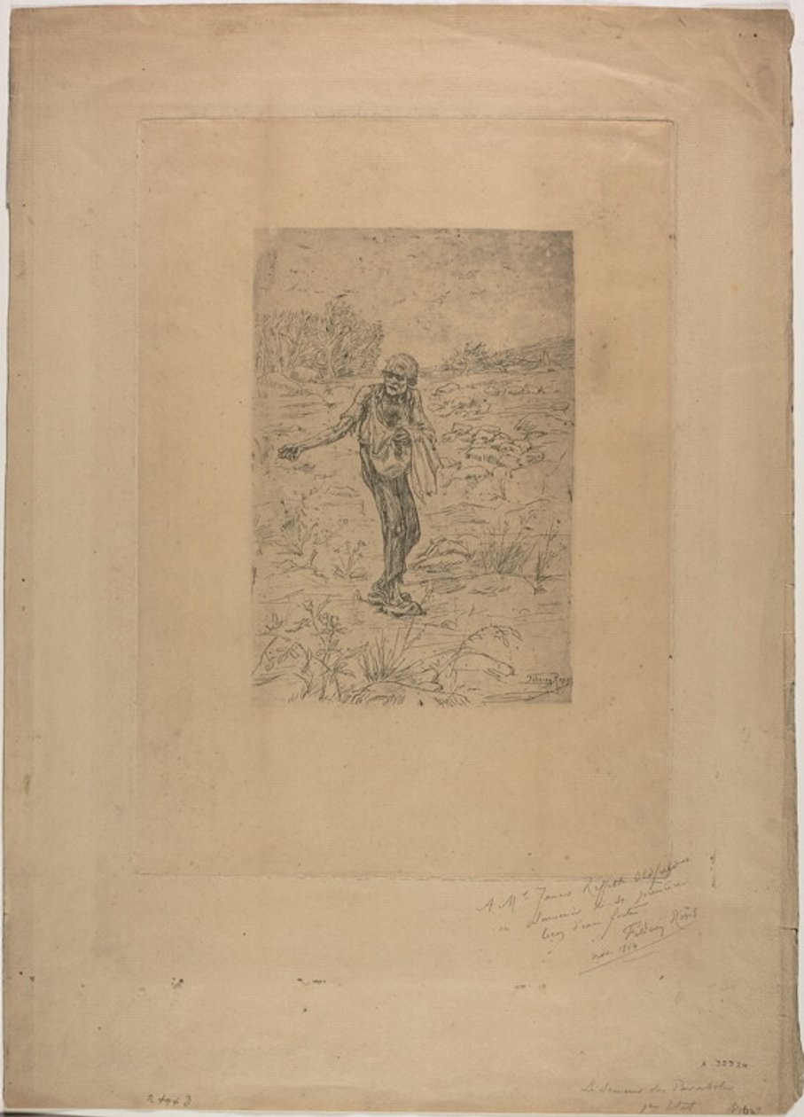 Zaproszenie na koncert autorstwa Félicien Rops