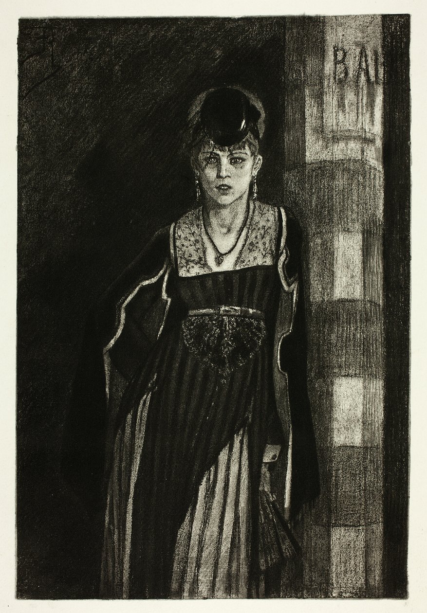 Pijący Absynt autorstwa Félicien Rops