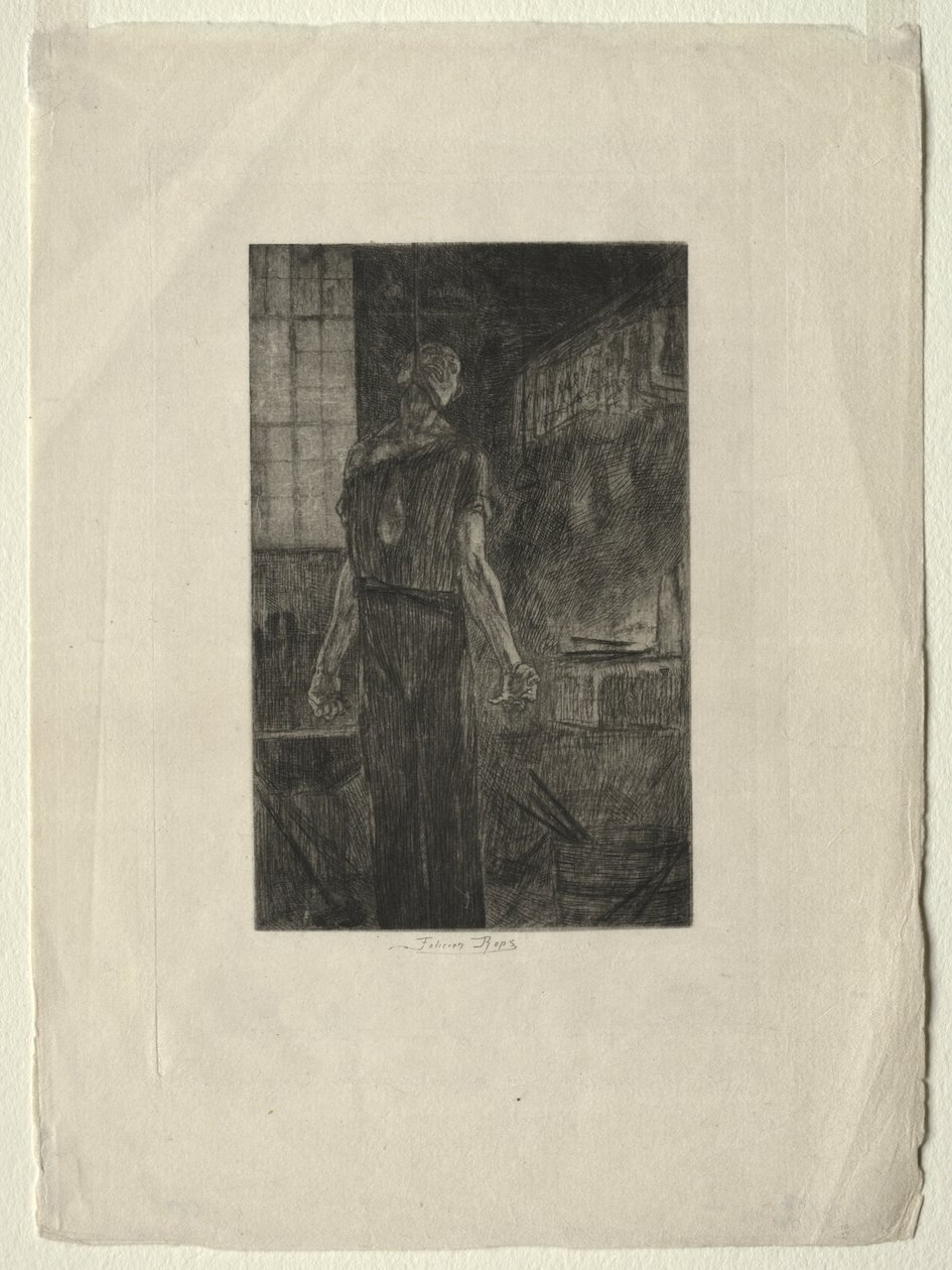 Powieszenie Levallois-Perret autorstwa Félicien Rops