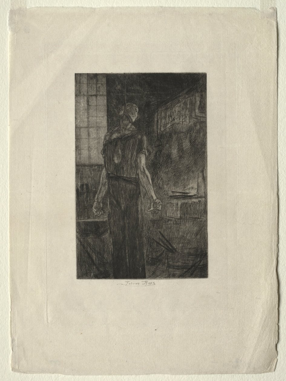 Powieszenie Levallois-Perret, c. 1880. autorstwa Félicien Rops