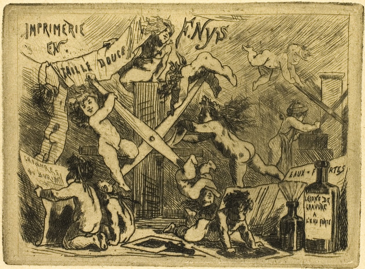 Prasa autorstwa Félicien Rops