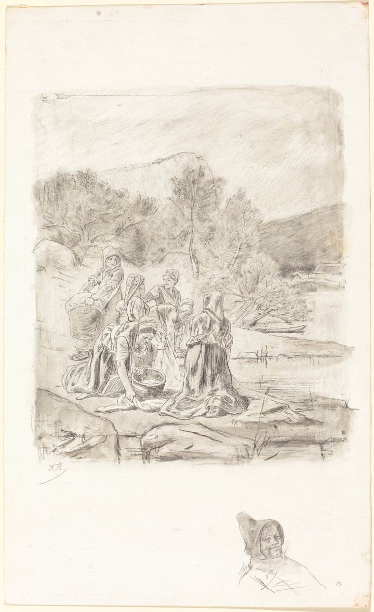 Praczki autorstwa Félicien Rops