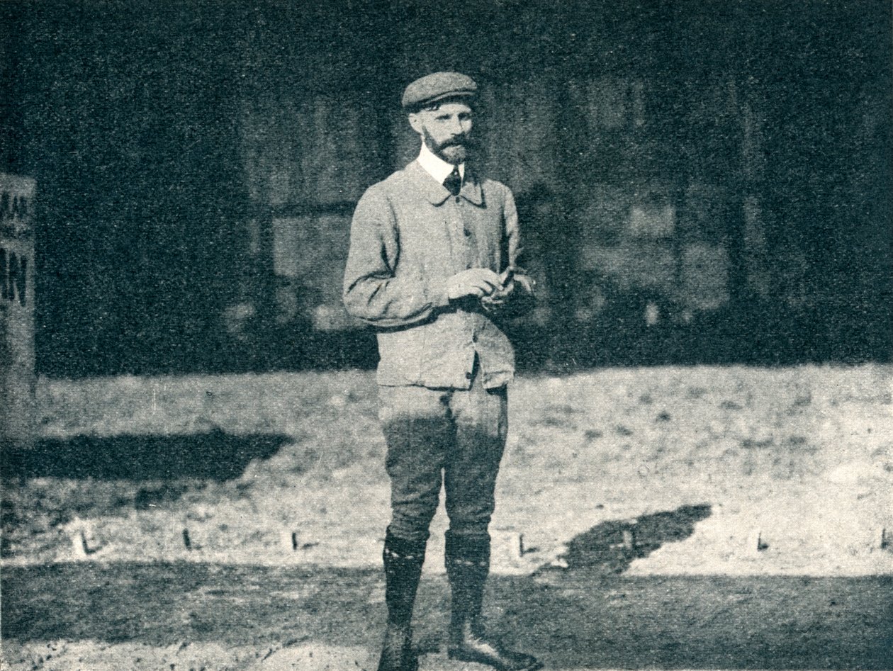 Henri Farman, francuski projektant samolotów, konstruktor i pilot, c1910 1933 autorstwa Flight Photo