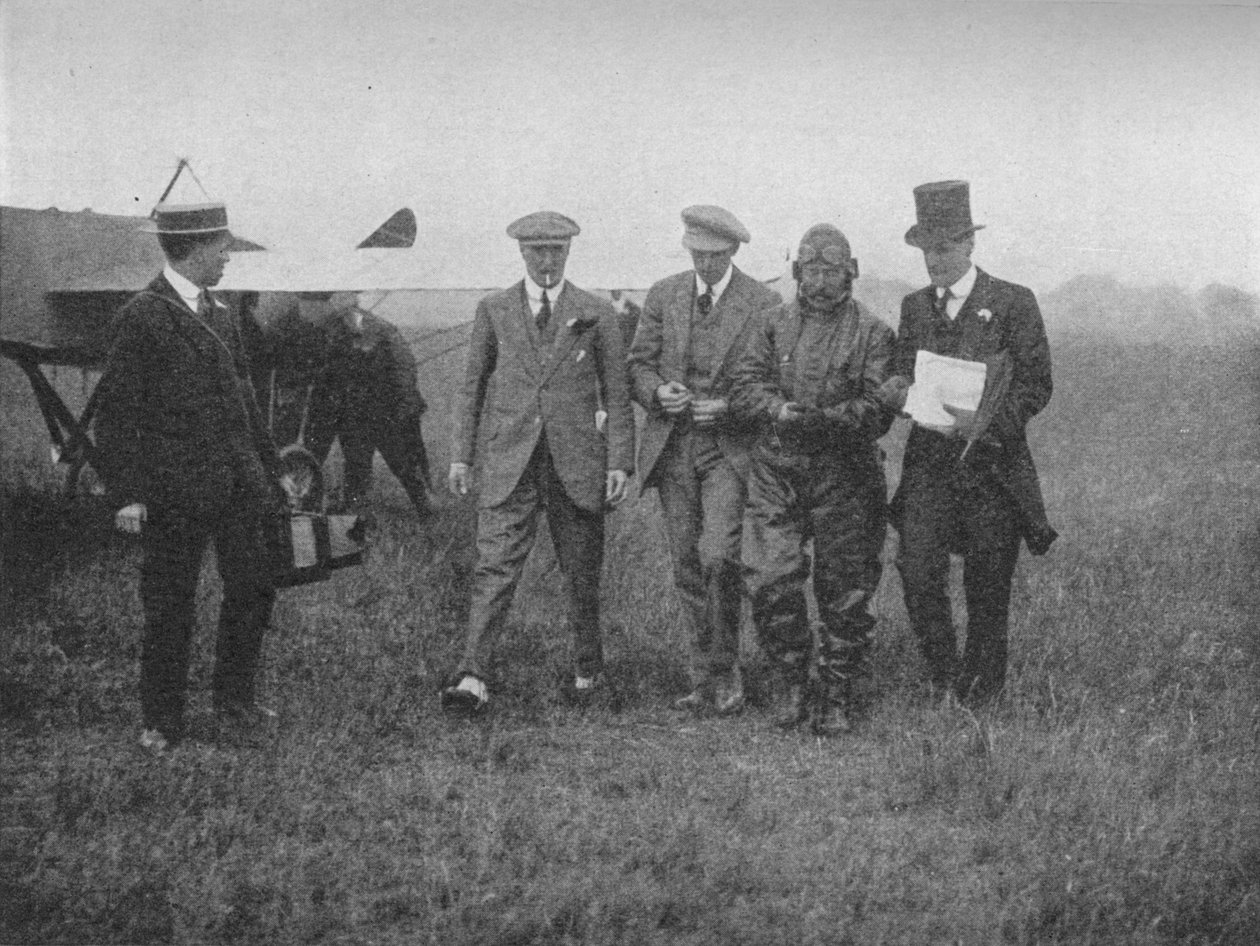 Koniec wspaniałego lotu: przylot pana Roberta Slacksa do Hendon, 1913 1934 autorstwa Flight Photo