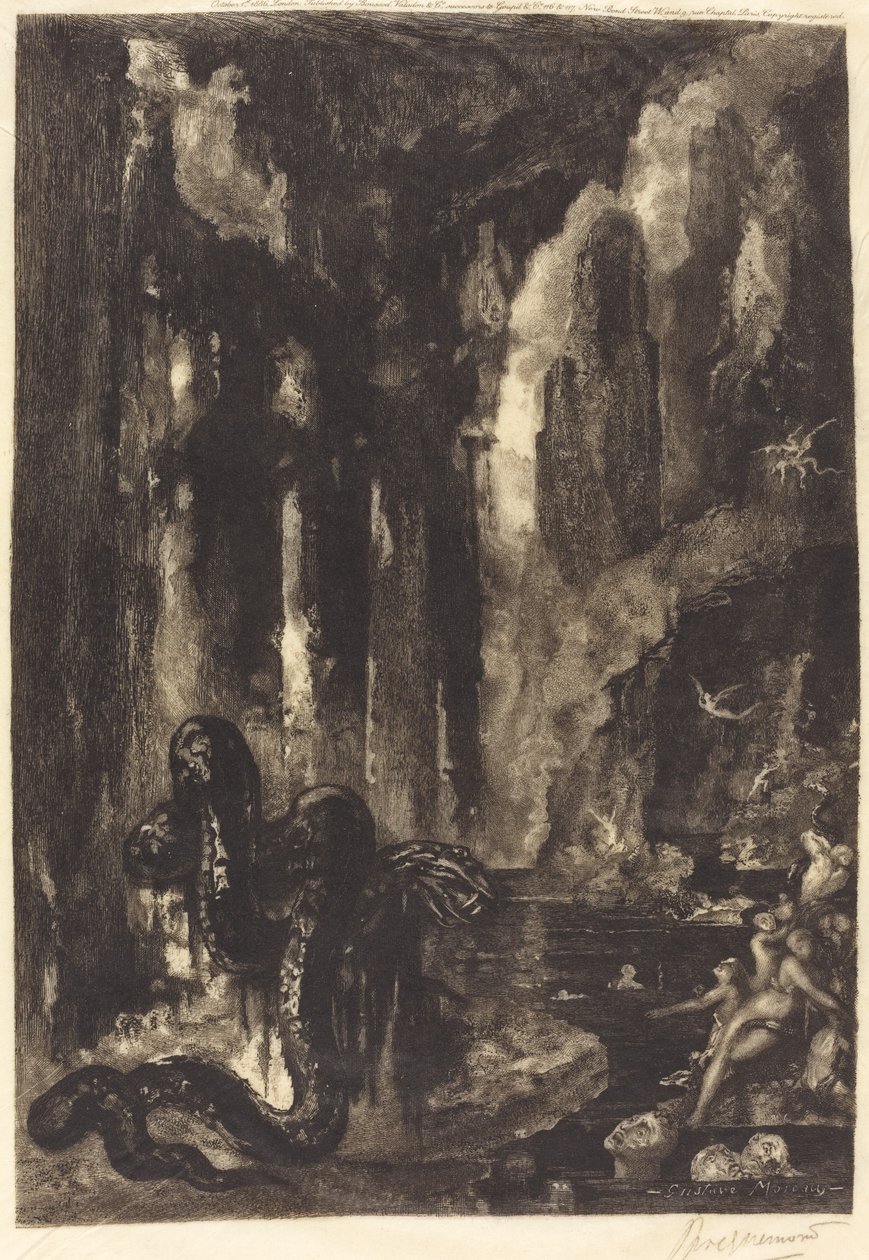Bez tytułu (Sen potentata?) autorstwa Félix Bracquemond after Gustave Moreau