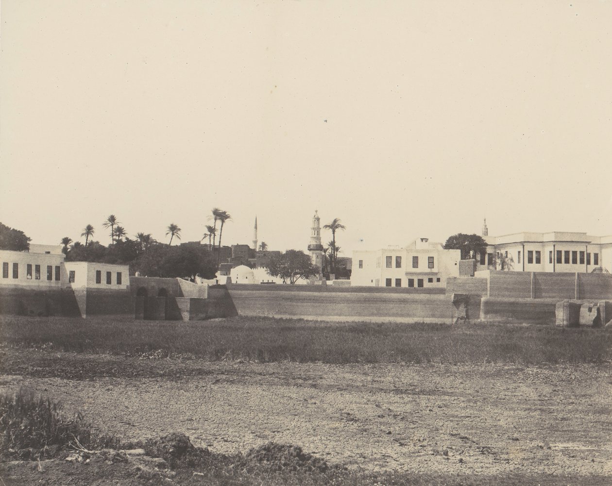 Syout, Constructions Modernes - le Divan, itp., 1851-52, druk 1853-54. autorstwa Félix Teynard