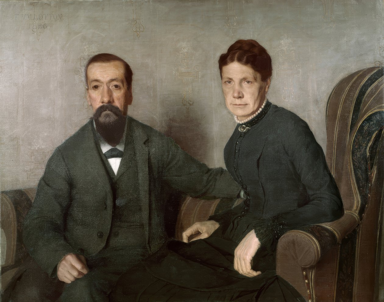 Portret rodziców artysty autorstwa Félix Vallotton
