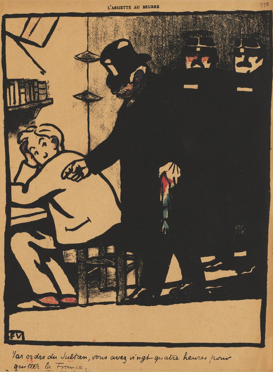 Zbrodnie i kara XXI, 778: Z rozkazu sułtana autorstwa Félix Vallotton