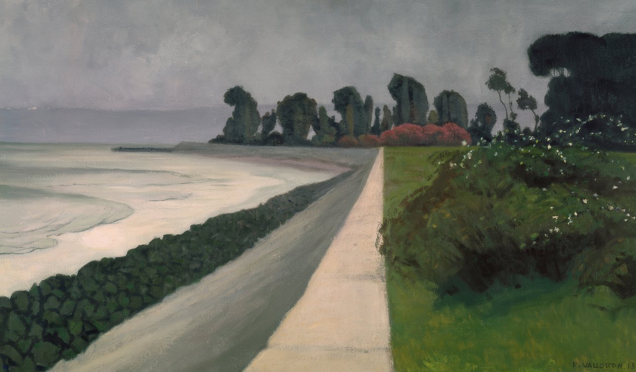 Morze w Honfleur autorstwa Félix Vallotton