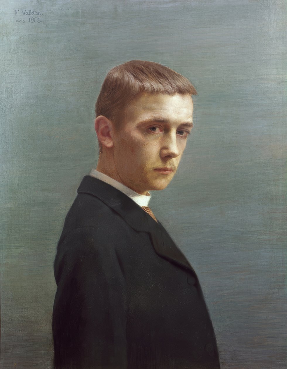 Autoportret Felixa Vallottona w wieku dwudziestu lat autorstwa Félix Vallotton