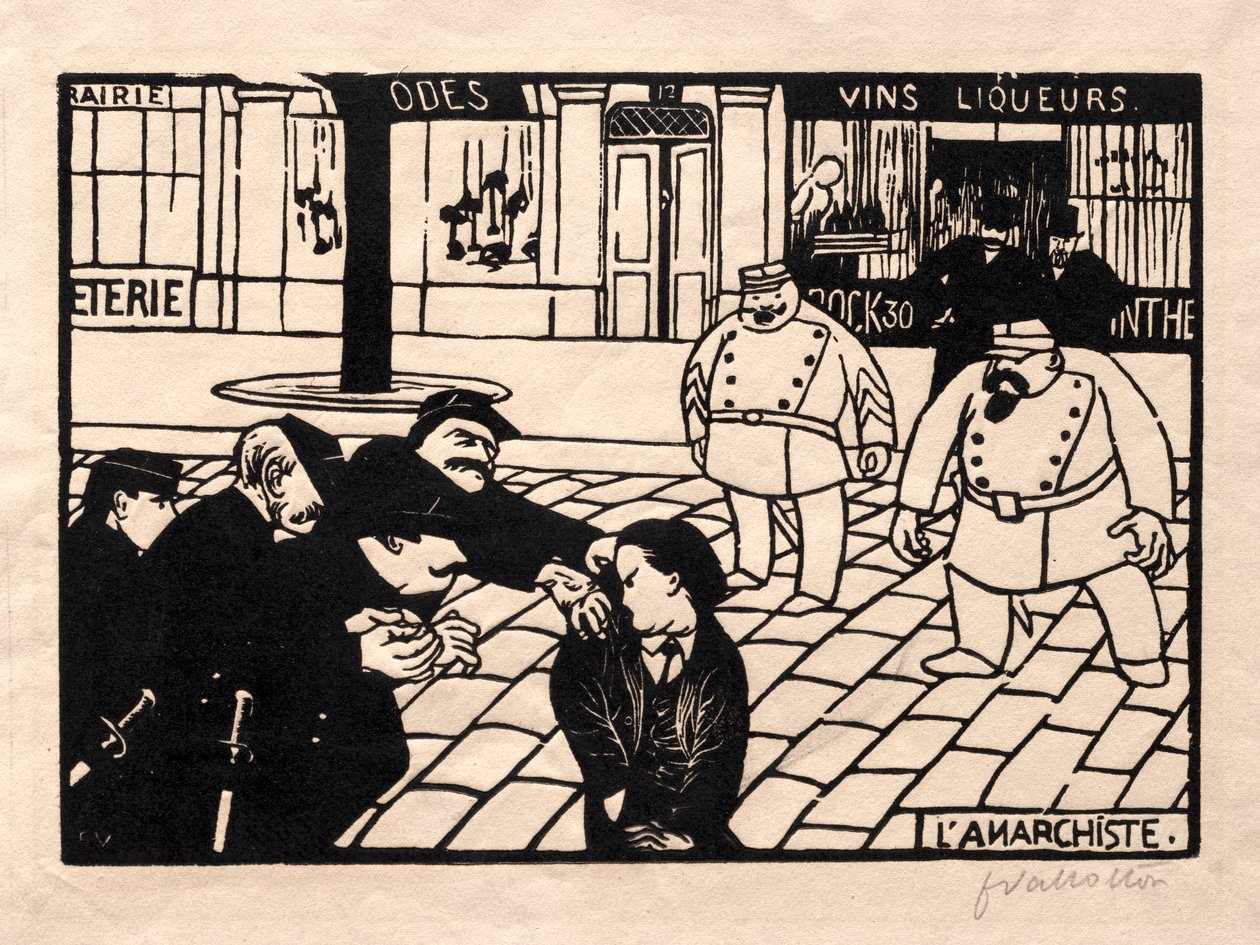 Anarchista autorstwa Félix Vallotton