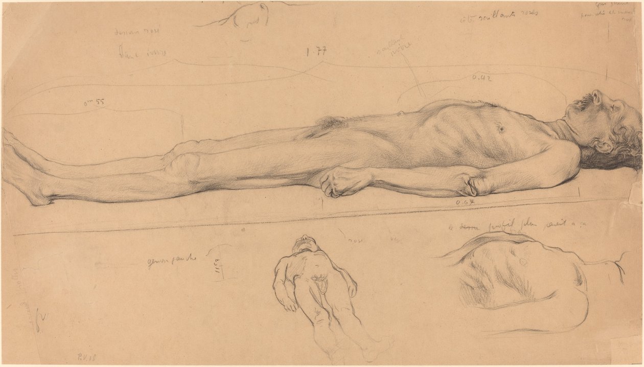 Zwłoki (studium dla martwego Chrystusa) autorstwa Félix Vallotton