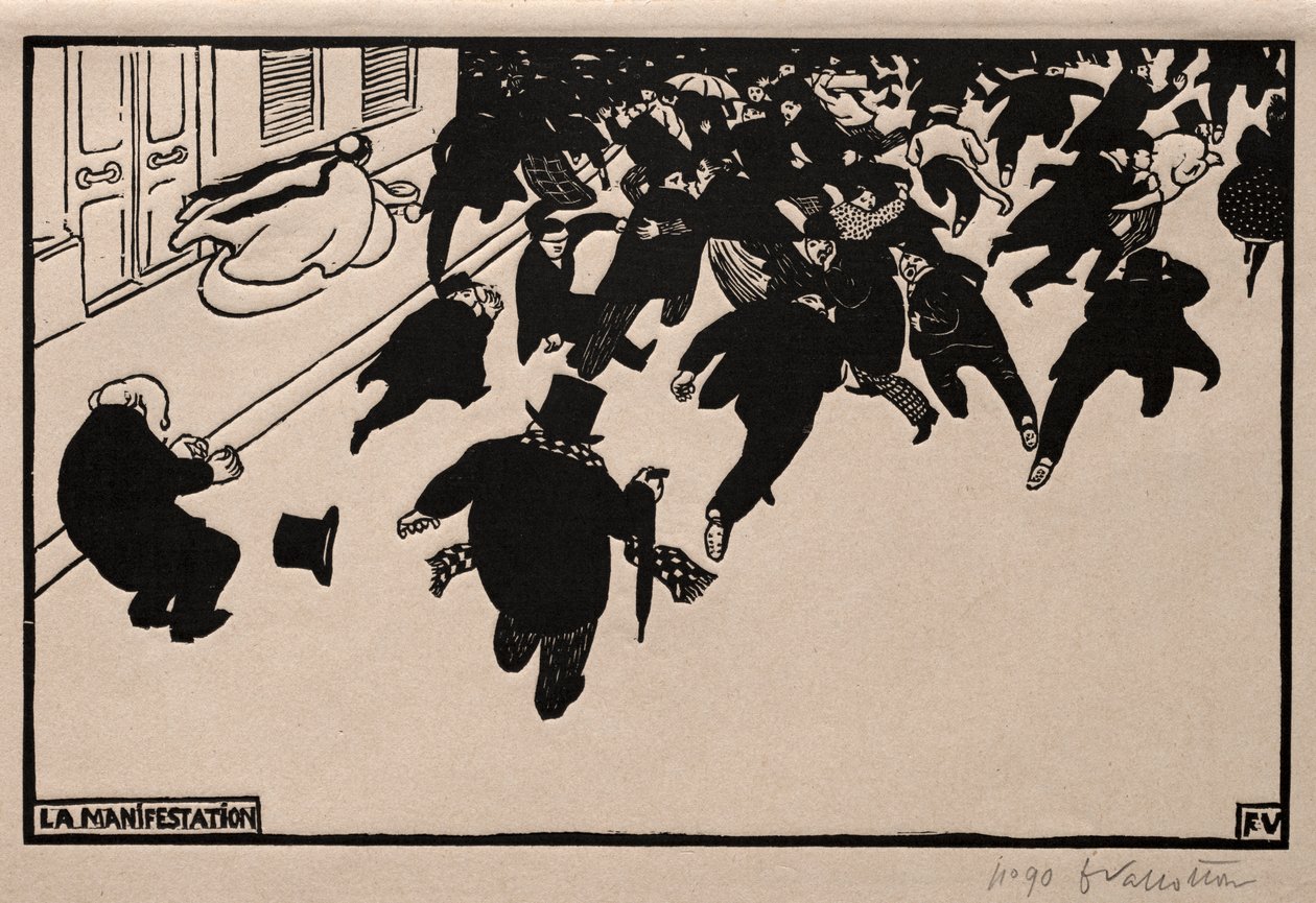 Protest autorstwa Félix Vallotton