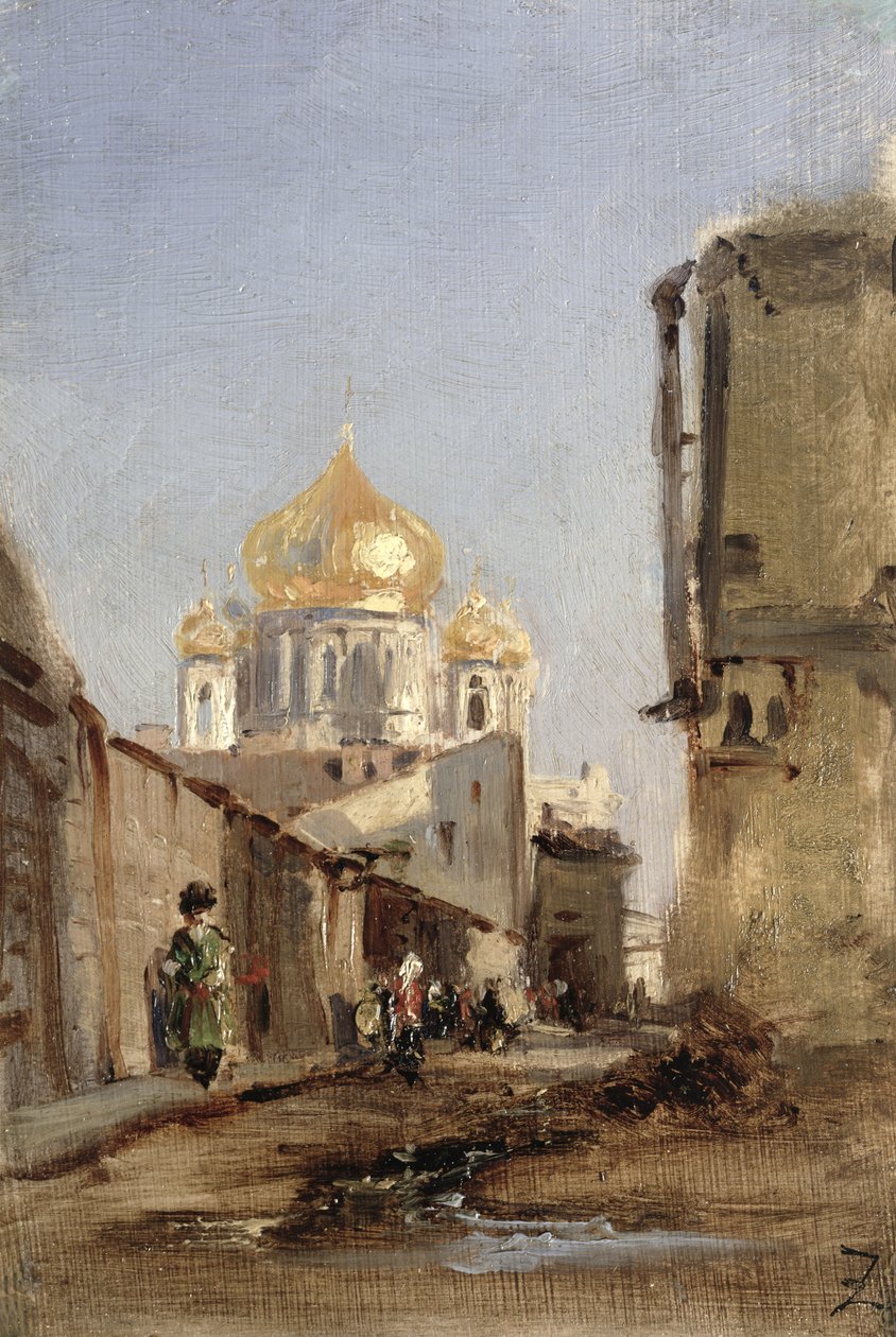 Studium Tobolska, 1842 autorstwa Félix Ziem