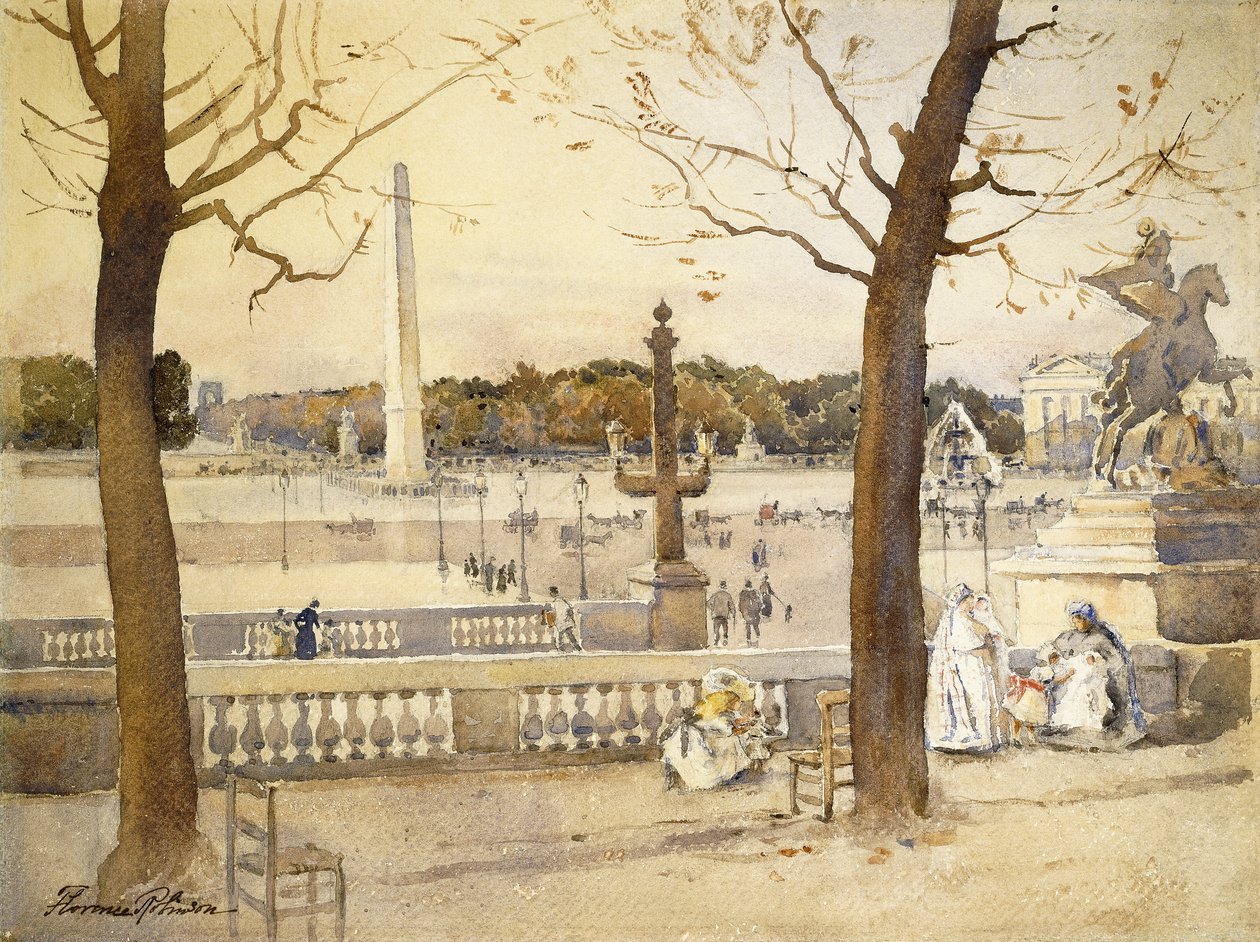 Place de la Concorde autorstwa Florence Vincent Robinson