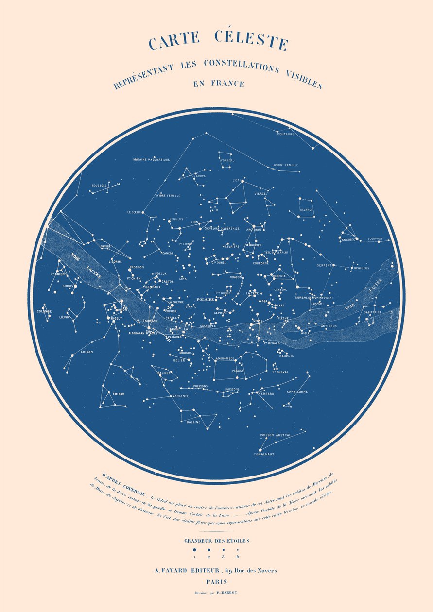 Carte Celeste - EDYCJA ASTER, 2022 (cyfrowa) autorstwa Florent Bodart