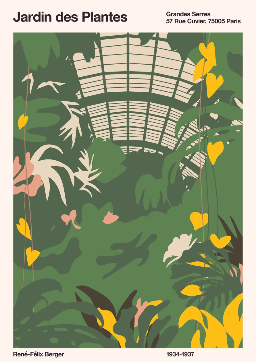 Jardin des Plantes – Paryż, 2021 (cyfrowo) autorstwa Florent Bodart