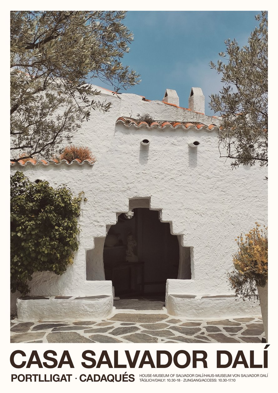 Drzwi kwadratowe - Casa Salvador Dalí, 2023 r. (zdjęcie ilustracyjne) autorstwa Florent Bodart