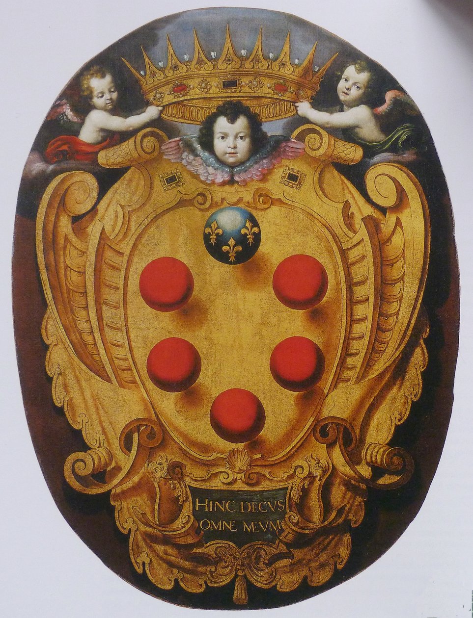 Duża tarcza z ramionami Medici autorstwa Florentine School