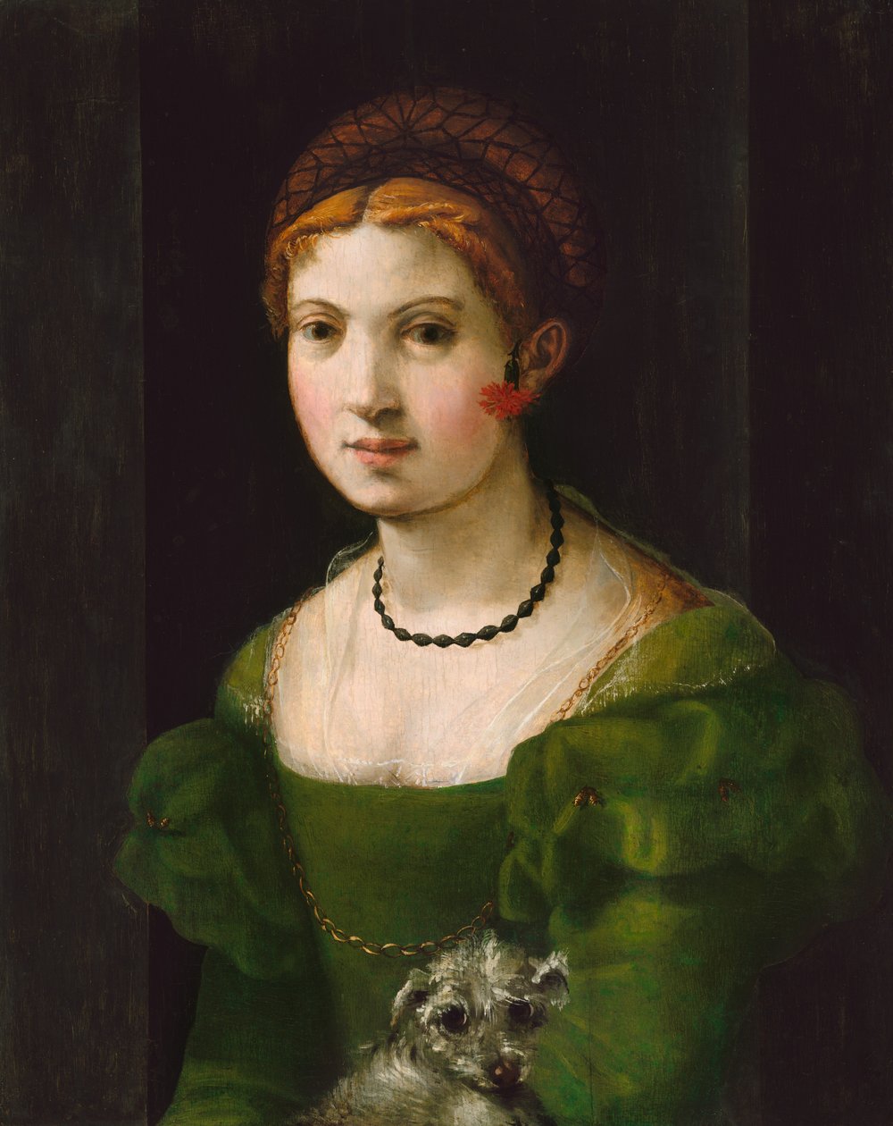 Portret młodej kobiety autorstwa Florentine 16th Century