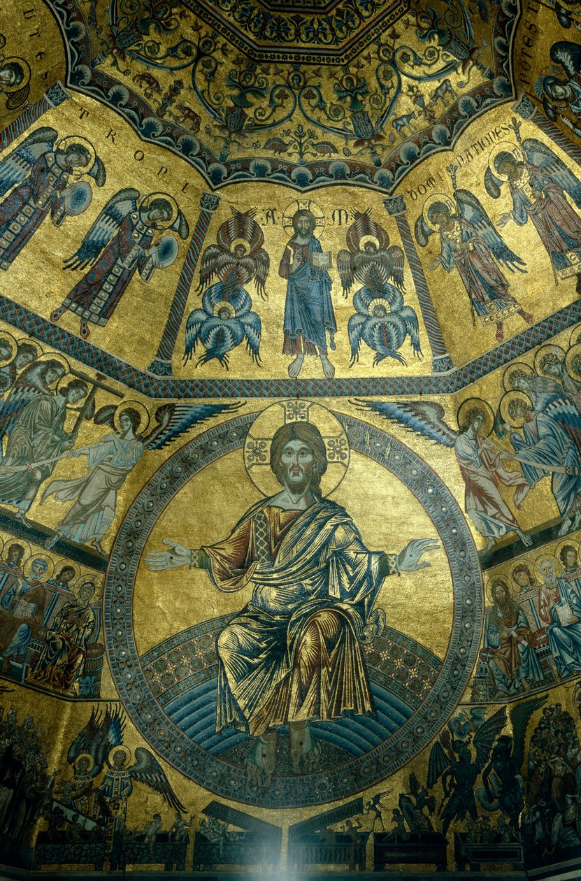 Mozaika na sklepieniu baptysterium św. Jana we Florencji (mozaika) autorstwa Florentine School