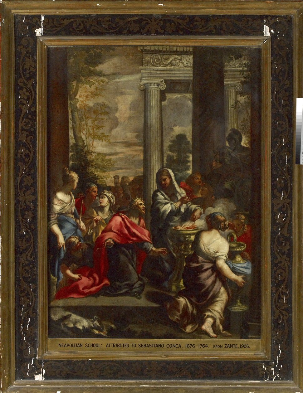 Bałwochwalstwo Salomona, c. 1675 - 1695 autorstwa Florentine School