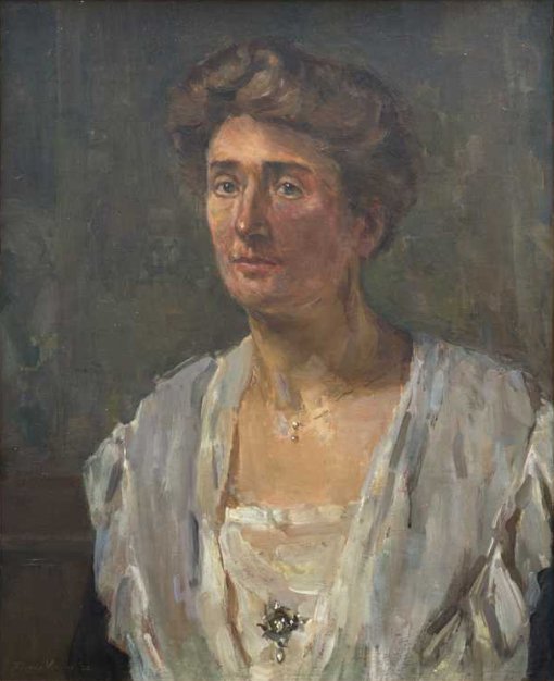 Portret Henriette van Heukelom-van den Brandeler autorstwa Floris Verster