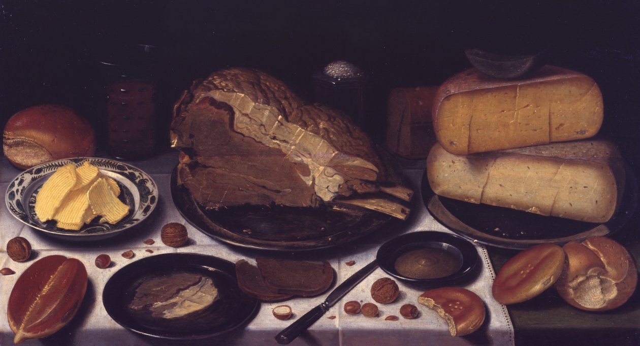 Śniadanie, 1615-1620 autorstwa Floris Gerritsz van Schooten