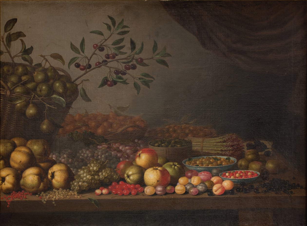 Koszyk na owoce autorstwa Floris Gerritsz van Schooten