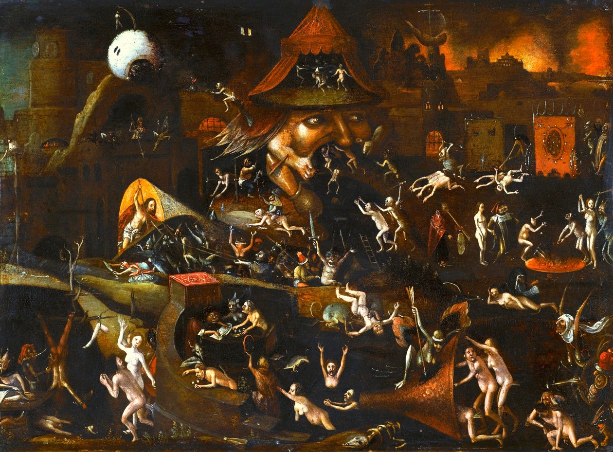 Brzęczenie piekła autorstwa Follower of Hieronymus Bosch