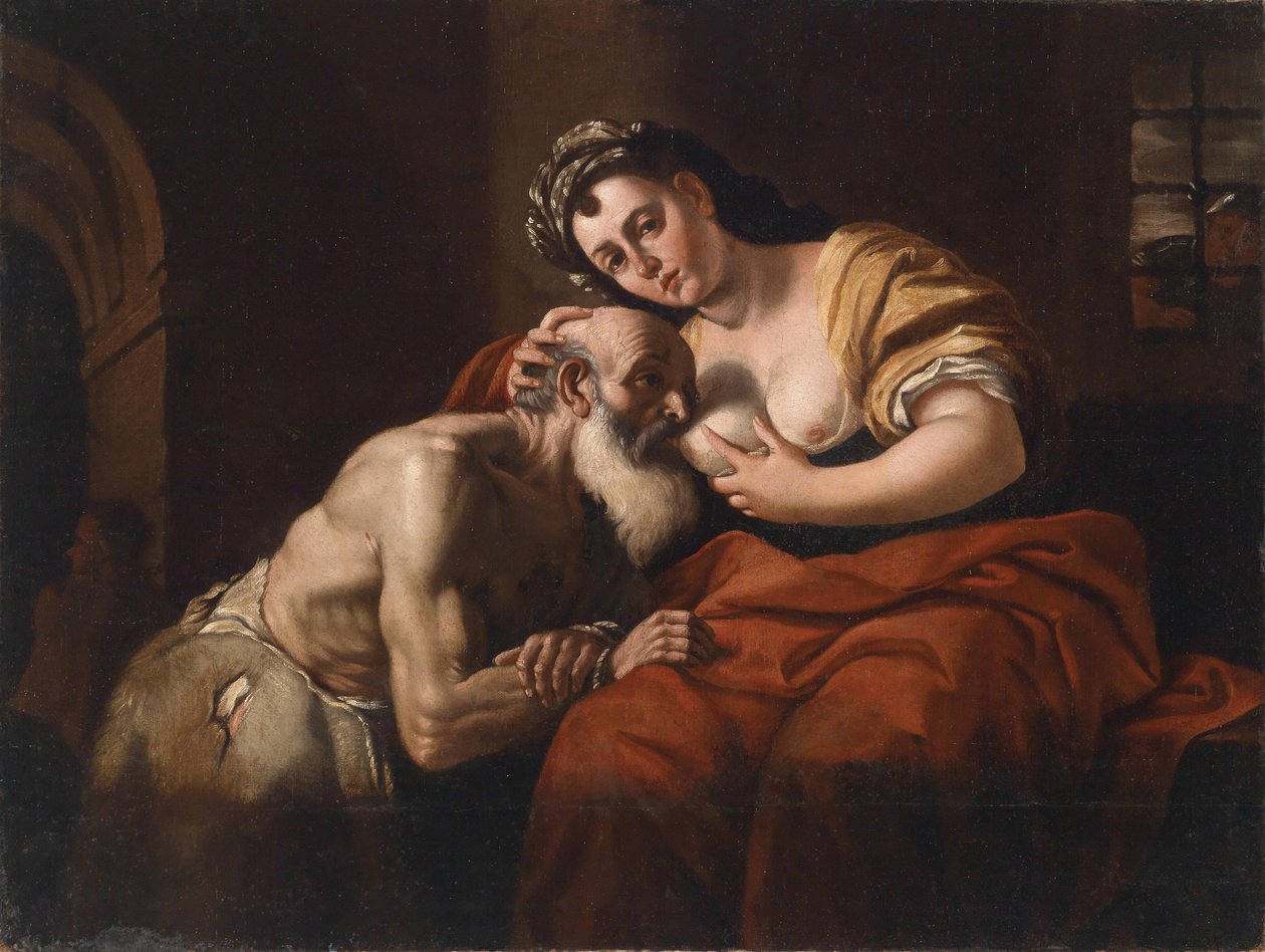Caritas Romana autorstwa Follower of Mattia Preti