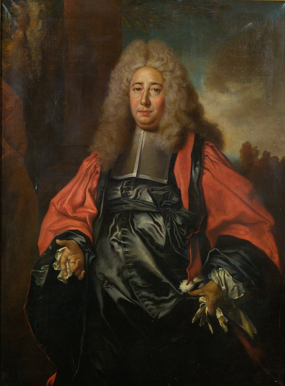 Portret francuskiego sędziego. autorstwa Follower of Nicolas de Largillière