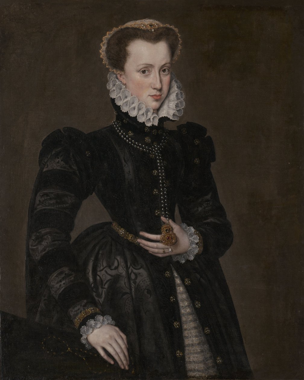 Portret damy dworu autorstwa Follower of Antonis Mor