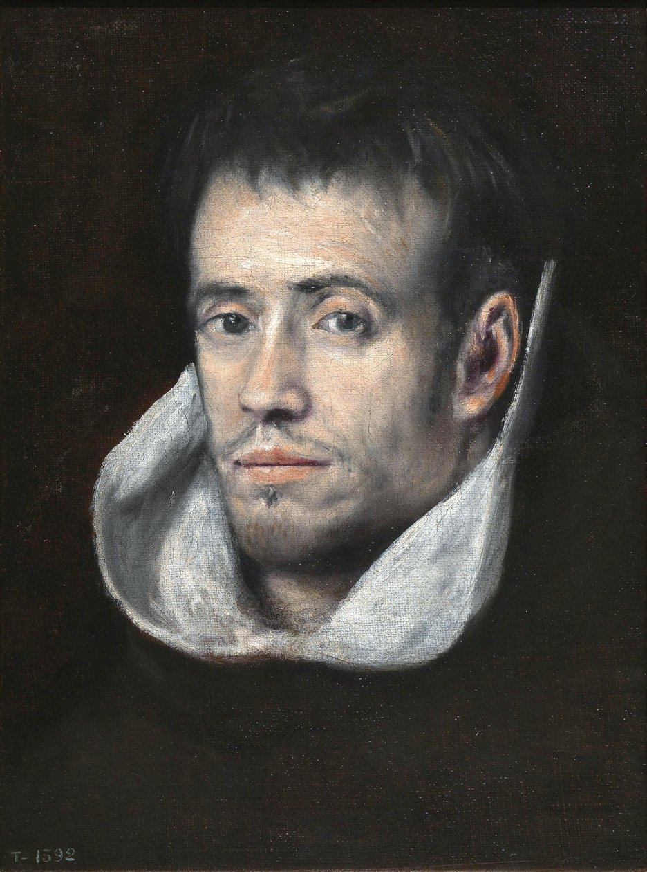 Portret dominikańskiego (lub trynitarnego) zakonnika autorstwa Follower of El Greco