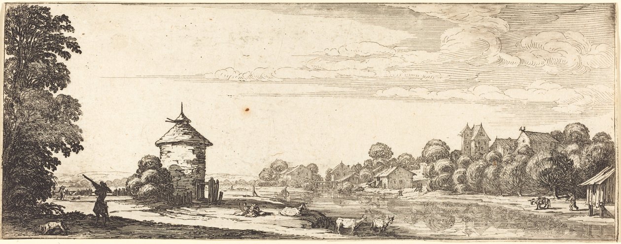 Gołębnik autorstwa Follower of Jacques Callot